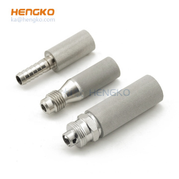 2 0,5 Mikron 1/2 &quot;NPT 1/4&quot; Barb 316L SS Edelstahl Mikrodiffusionsbelüftung Sauerstoffstein durch Hengko